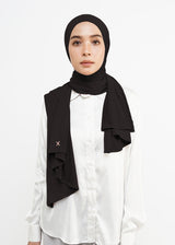 Jemma Instant Pashmina Hijab - Black