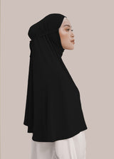 Amara Instant Hijab - Black