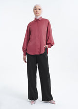 Harper Silk Blouse - Mulberry