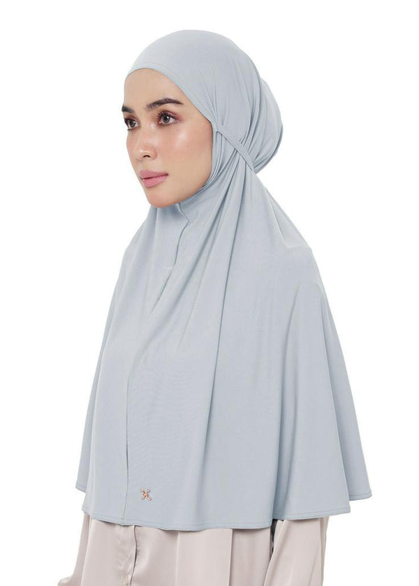 Amara Instant Hijab - French Gray