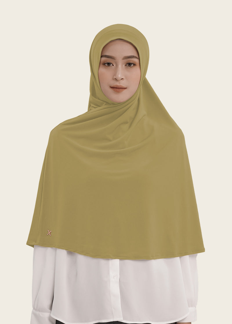 Amira Instant Hijab - Rustic Gold