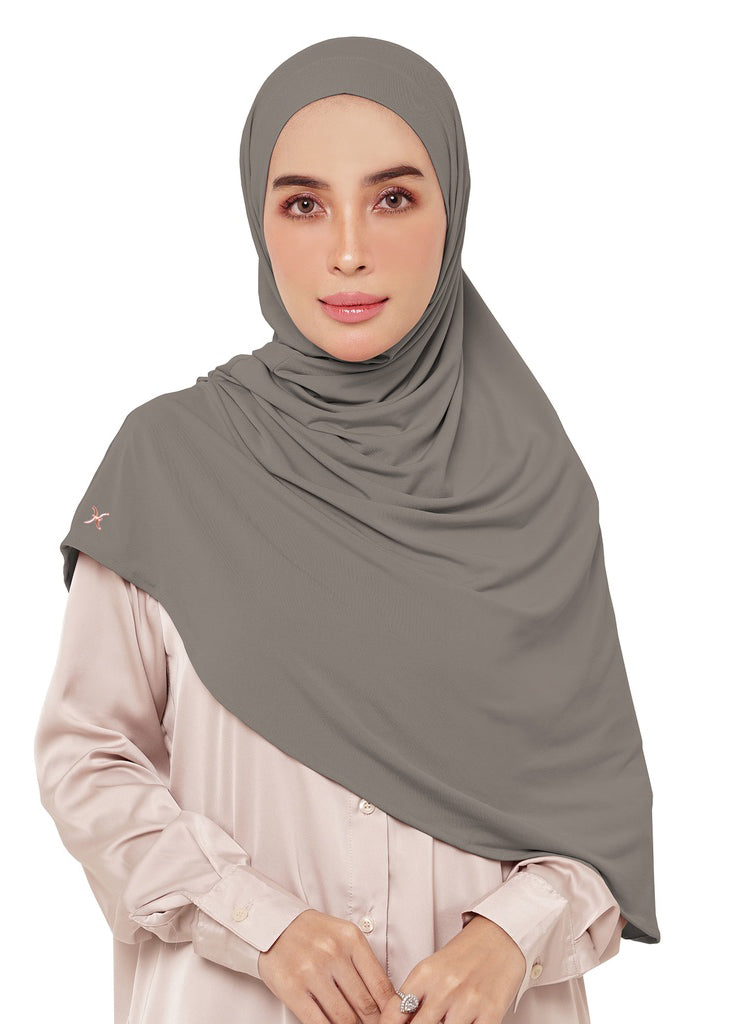 Amira Instant Hijab - Bone – Hameeda Official