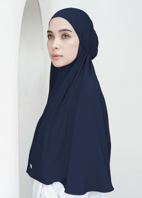 Amara Instant Hijab - Navy