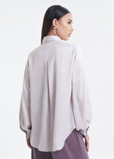 Harper Silk Blouse - Etoupe